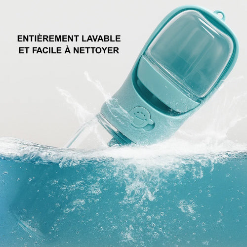 Gourde Portable 2-en-1 avec Réserve de Nourriture - LePetitChat