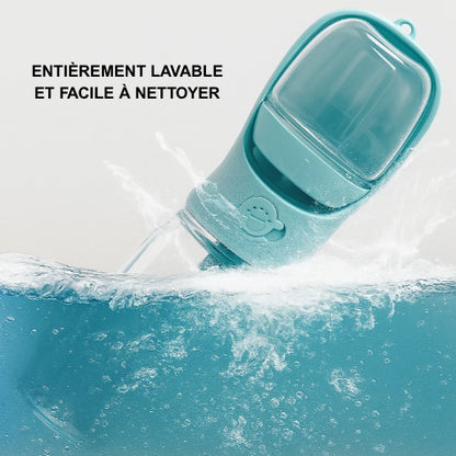 Gourde Portable 2-en-1 avec Réserve de Nourriture - LePetitChat