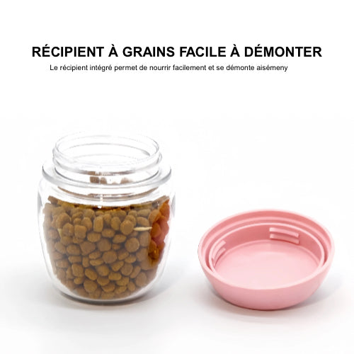 Gourde Portable 2-en-1 avec Réserve de Nourriture - LePetitChat