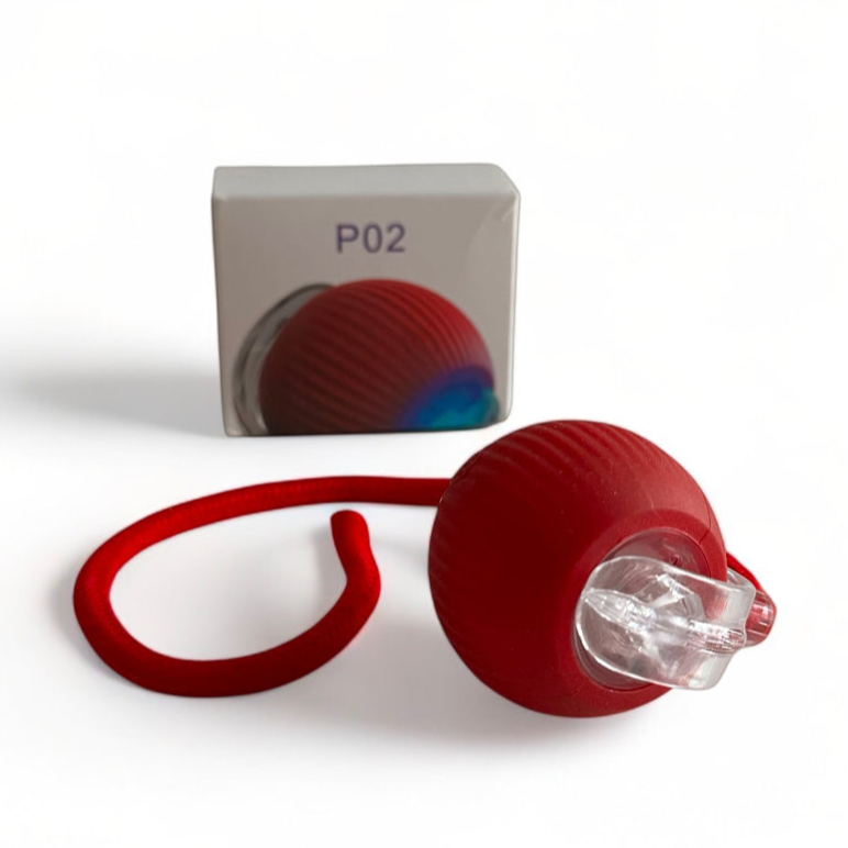 Boule magique avec Lumière Rechargeable jouet chat rouge