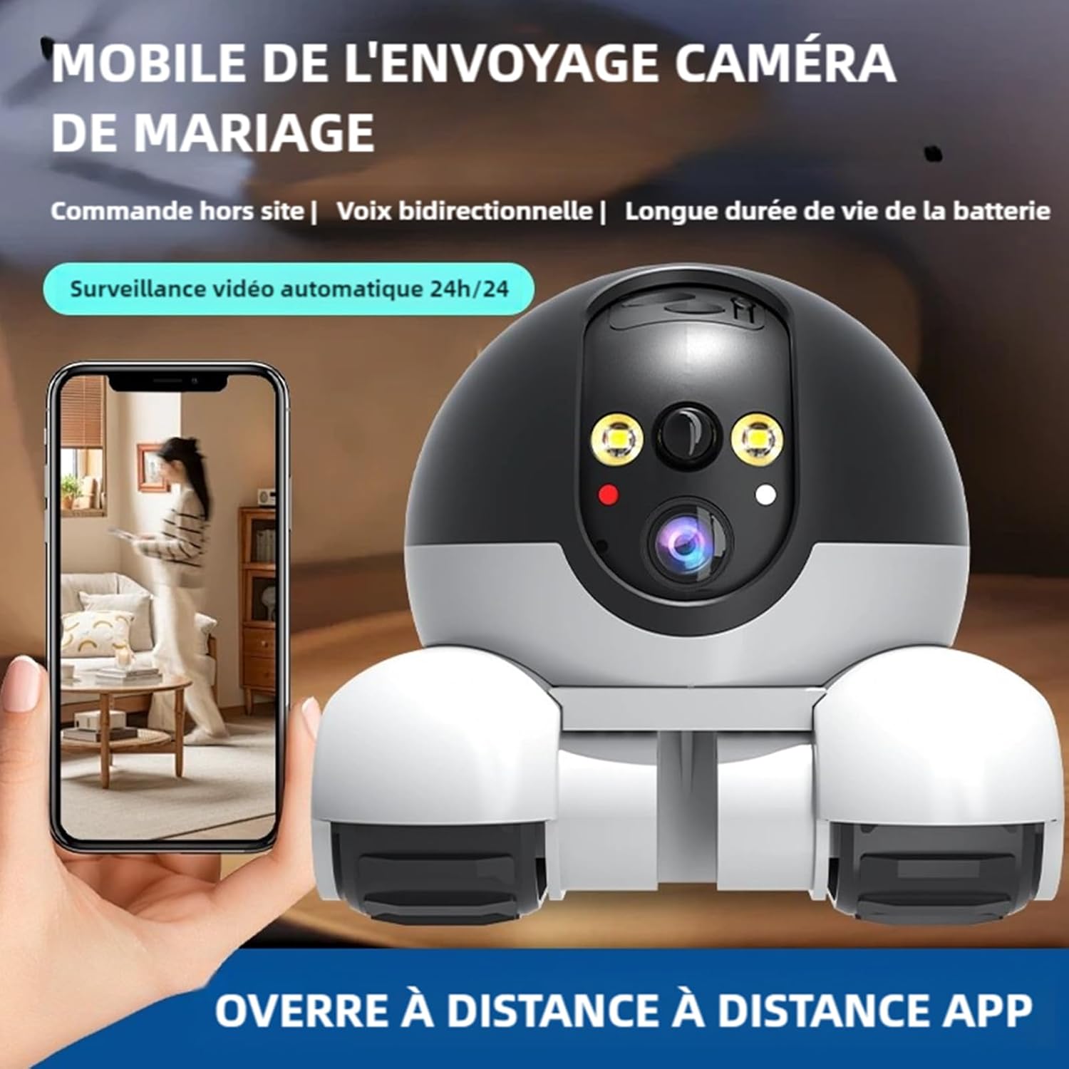 ROBOZOO – Caméra Robot 4MP Intelligente - LePetitChat