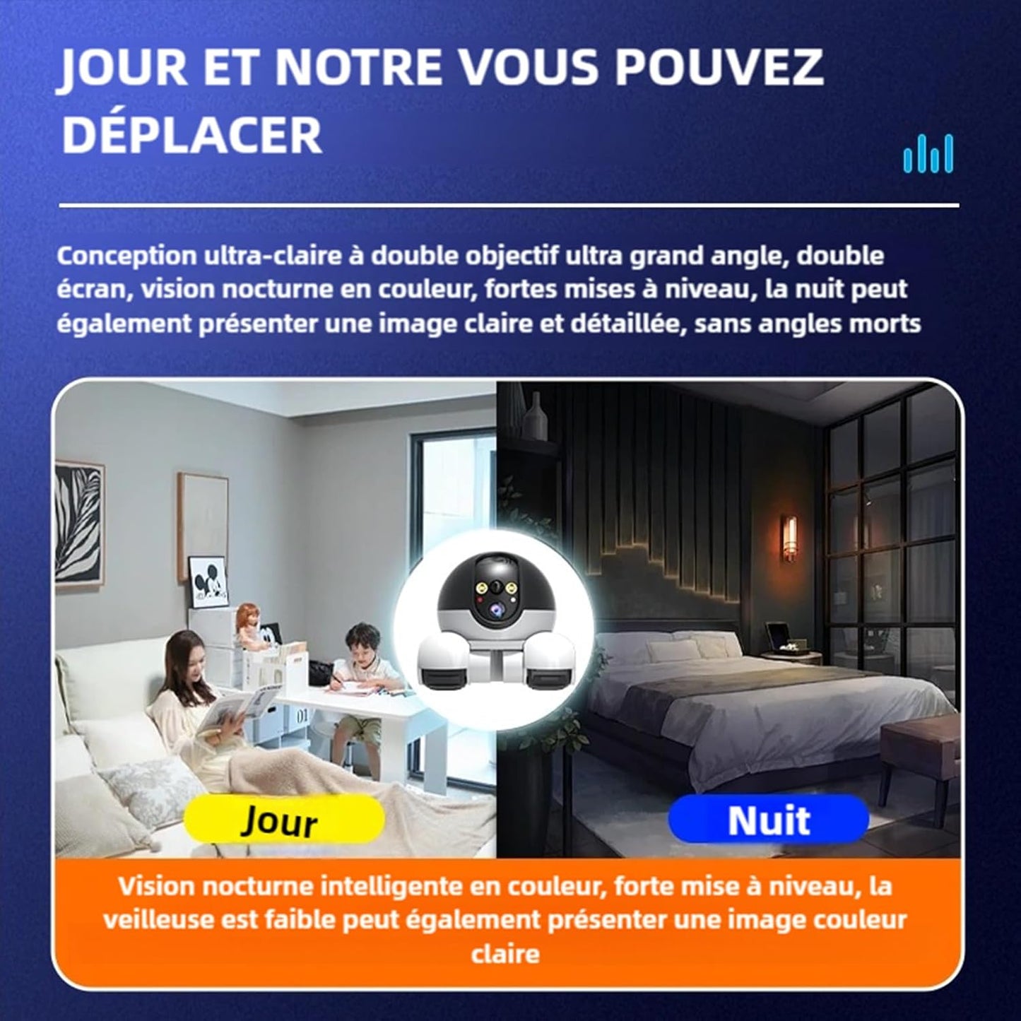 ROBOZOO – Caméra Robot 4MP Intelligente - LePetitChat