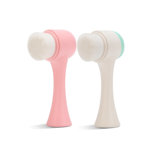 Brosse Nettoyante Visage Double Face en Silicone - LePetitChat