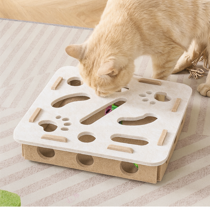 Plateau de jeu interactif en feutrine - Carré - LePetitChat