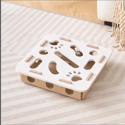 Plateau de jeu interactif en feutrine - Carré - LePetitChat