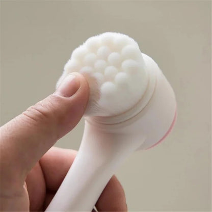 Brosse Nettoyante Visage Double Face en Silicone - LePetitChat