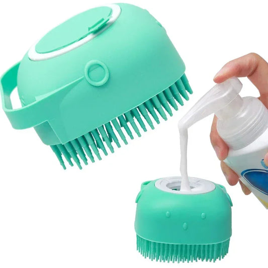 Brosse de bain 2-en-1  – Distributeur de shampooing - LePetitChat