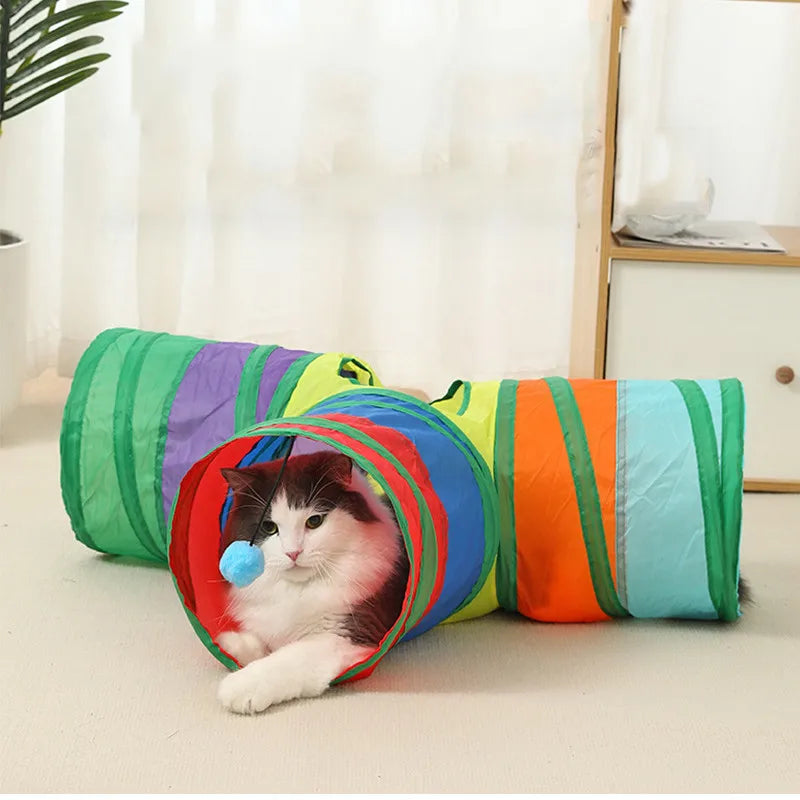 Tunnel de Jeu Pliable en polyester - LePetitChat