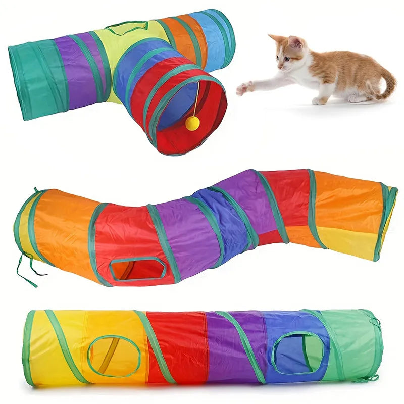 Tunnel de Jeu Pliable en polyester - LePetitChat