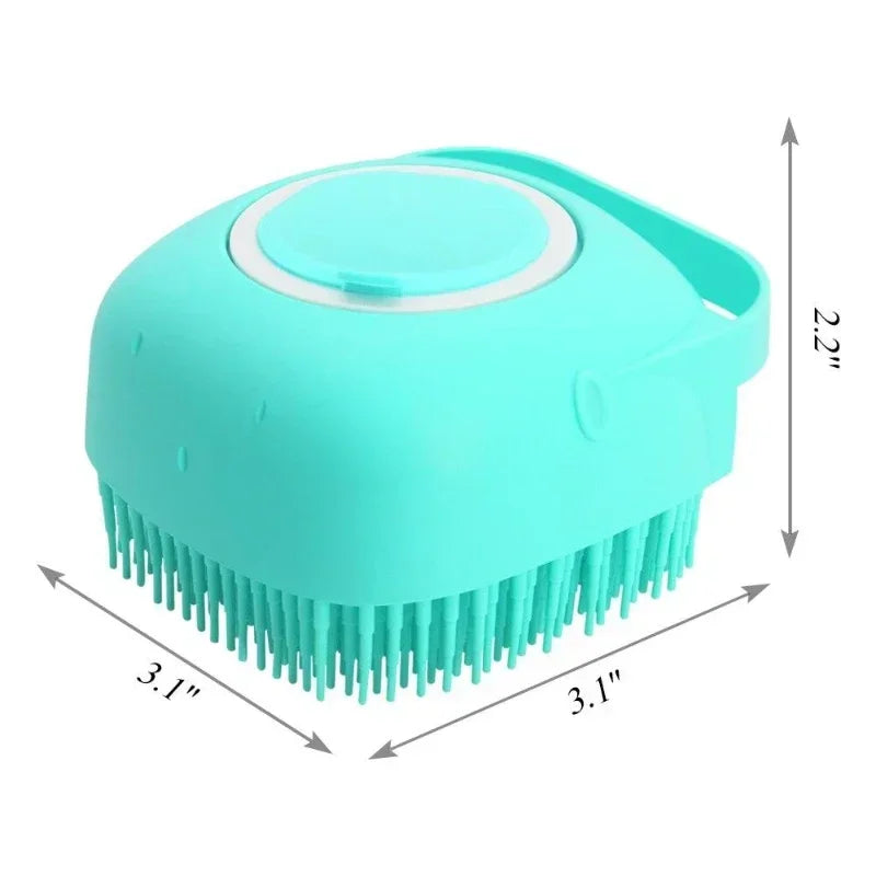 Brosse de bain 2-en-1  – Distributeur de shampooing - LePetitChat