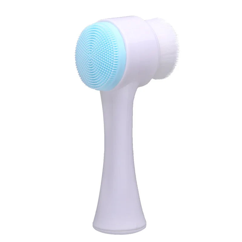 Brosse Nettoyante Visage Double Face en Silicone - LePetitChat
