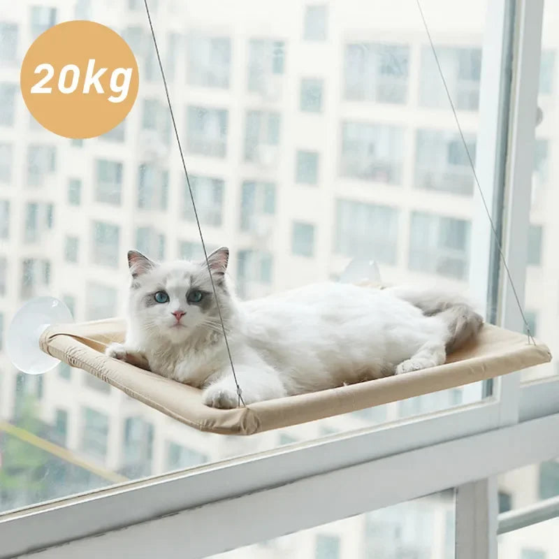 Hamac Suspendu pour Chat – Un Coin de Repos Confortable avec Vue - LePetitChat