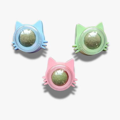 Boule d’Herbe à Chat Colorée - LePetitChat