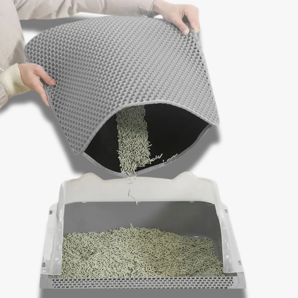 Tapis de Litière pour Chat – Antidérapant, Résistant et Facile à Nettoyer - LePetitChat