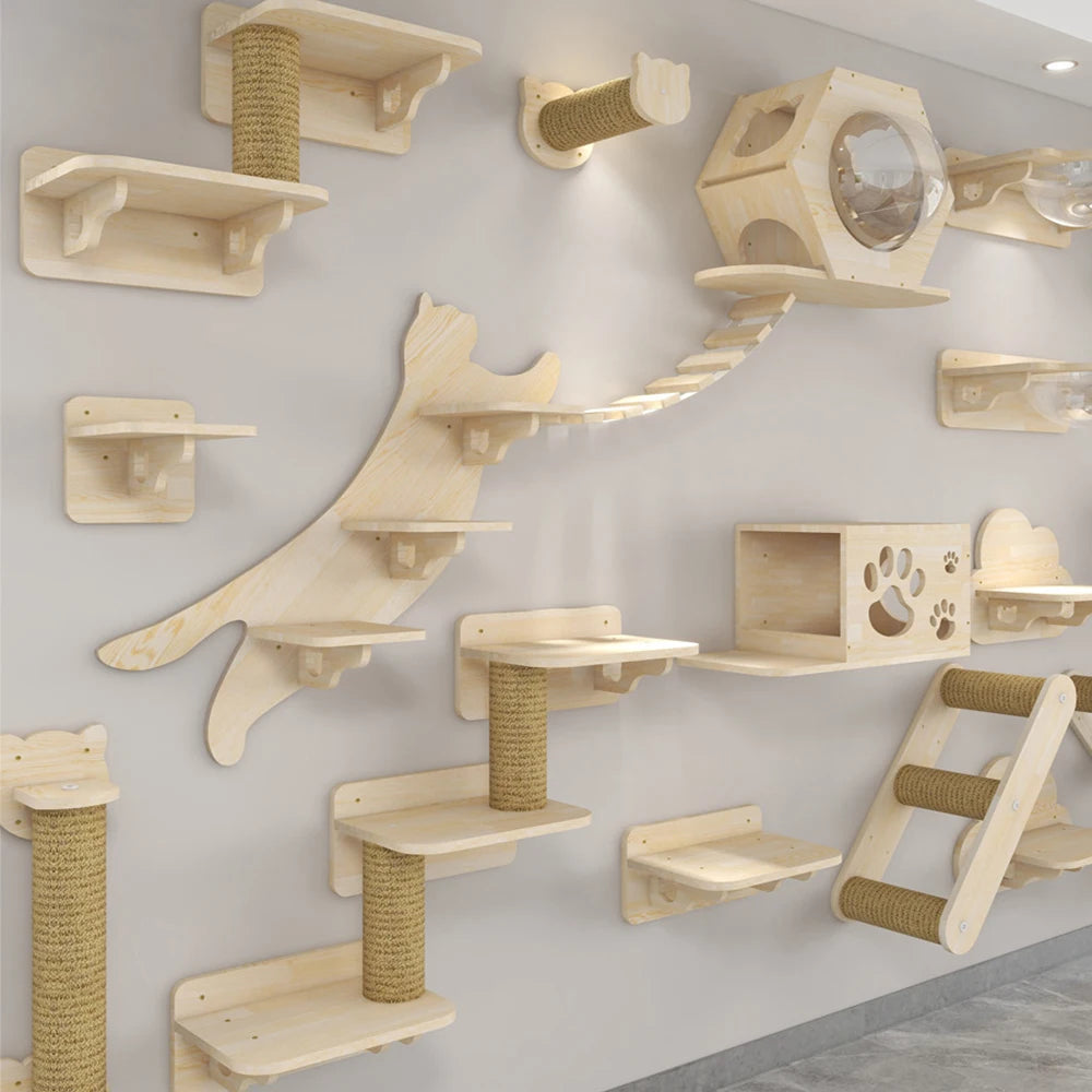 Hamac Lune - Aire de Jeu Mural pour Chat - LePetitChat