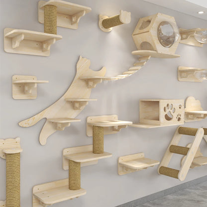 Hamac Lune - Aire de Jeu Mural pour Chat - LePetitChat