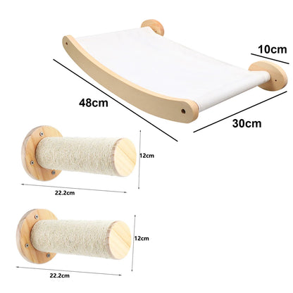 Hamac - Aire de Jeu Mural pour Chat - LePetitChat